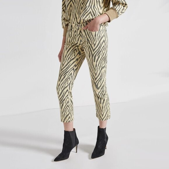 NWT Current | Elliott zebra print crop jeans, 27 - Picture 11 of 16